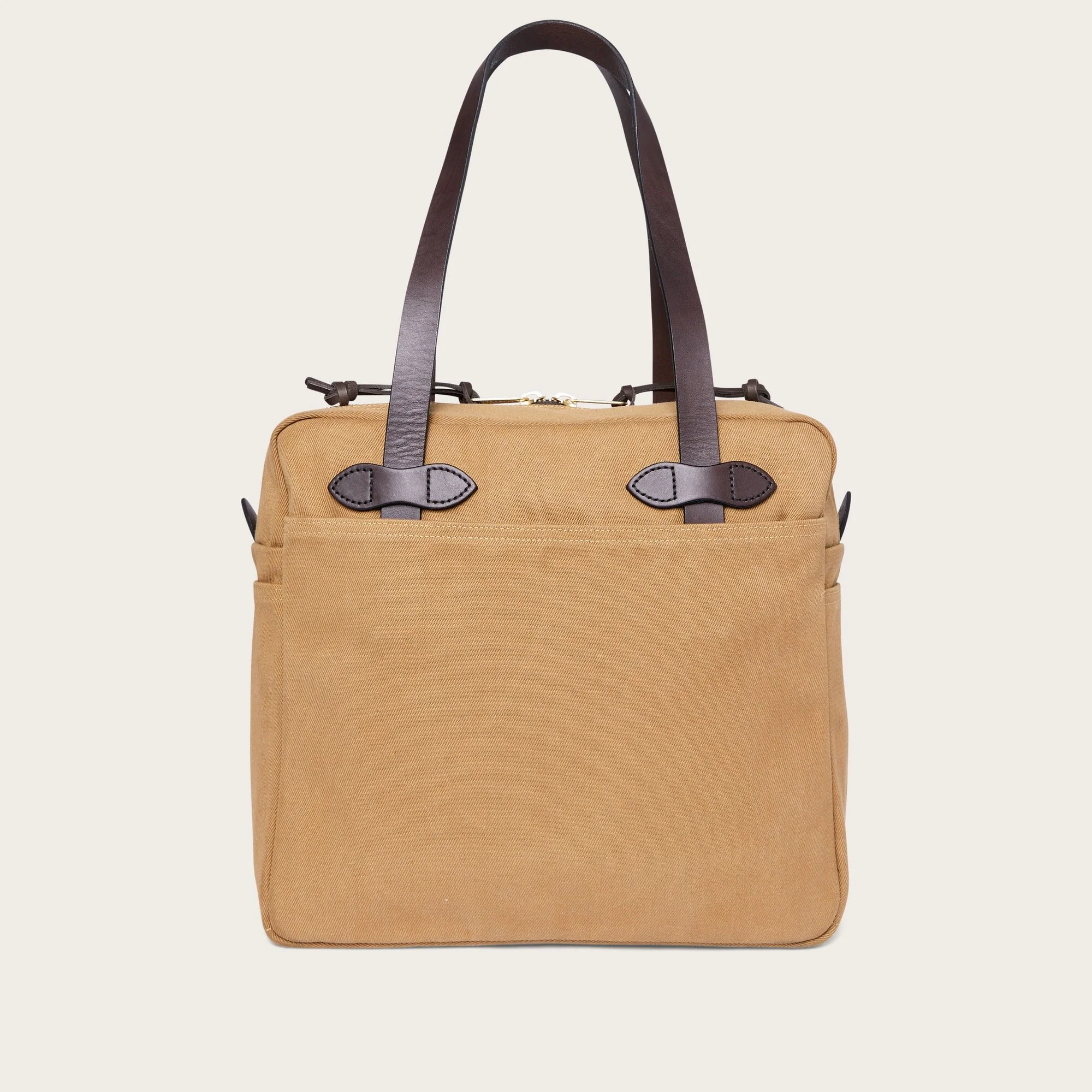 RUGGED TWILL TOTE BAG WITH ZIPPER - Image 3