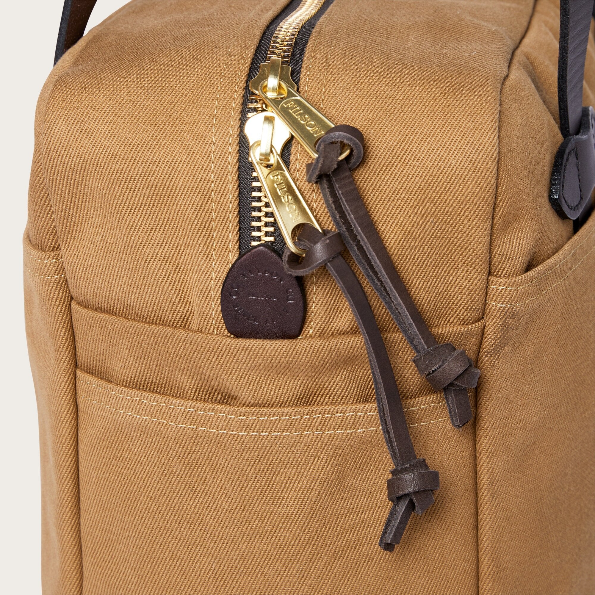RUGGED TWILL TOTE BAG WITH ZIPPER - Image 6