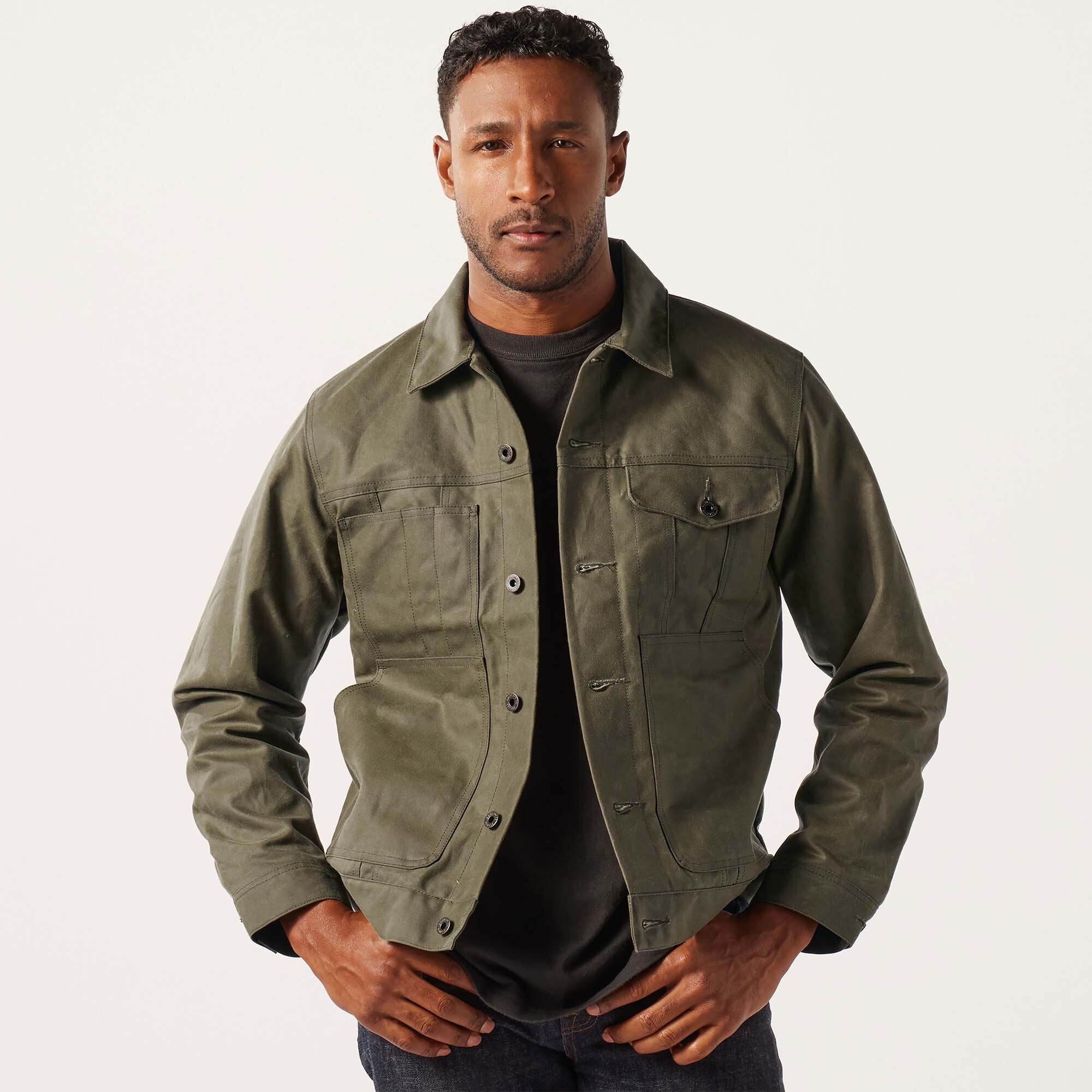 TIN CLOTH SHORT LINED CRUISER JACKET - Image 10