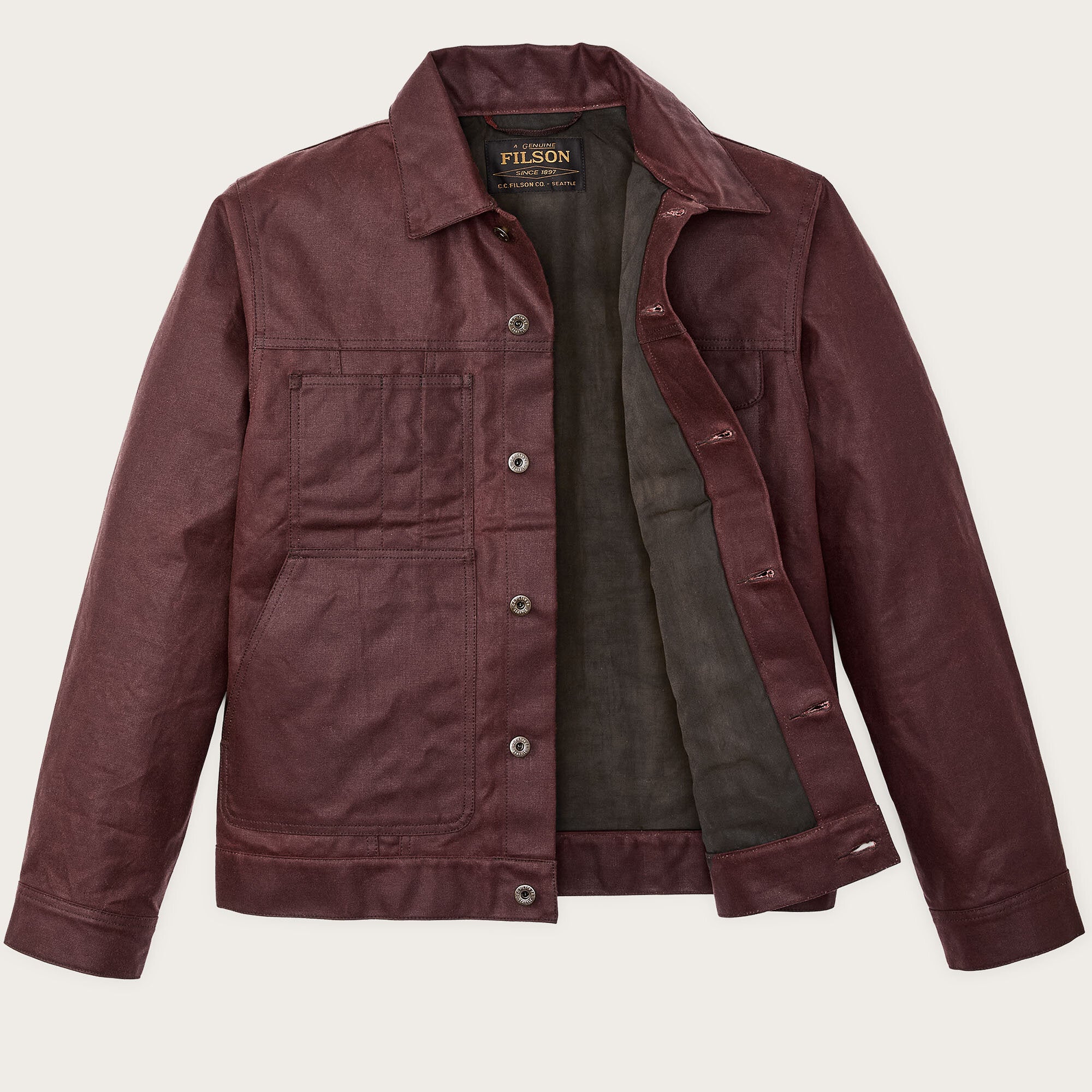 TIN CLOTH SHORT LINED CRUISER JACKET - Image 3