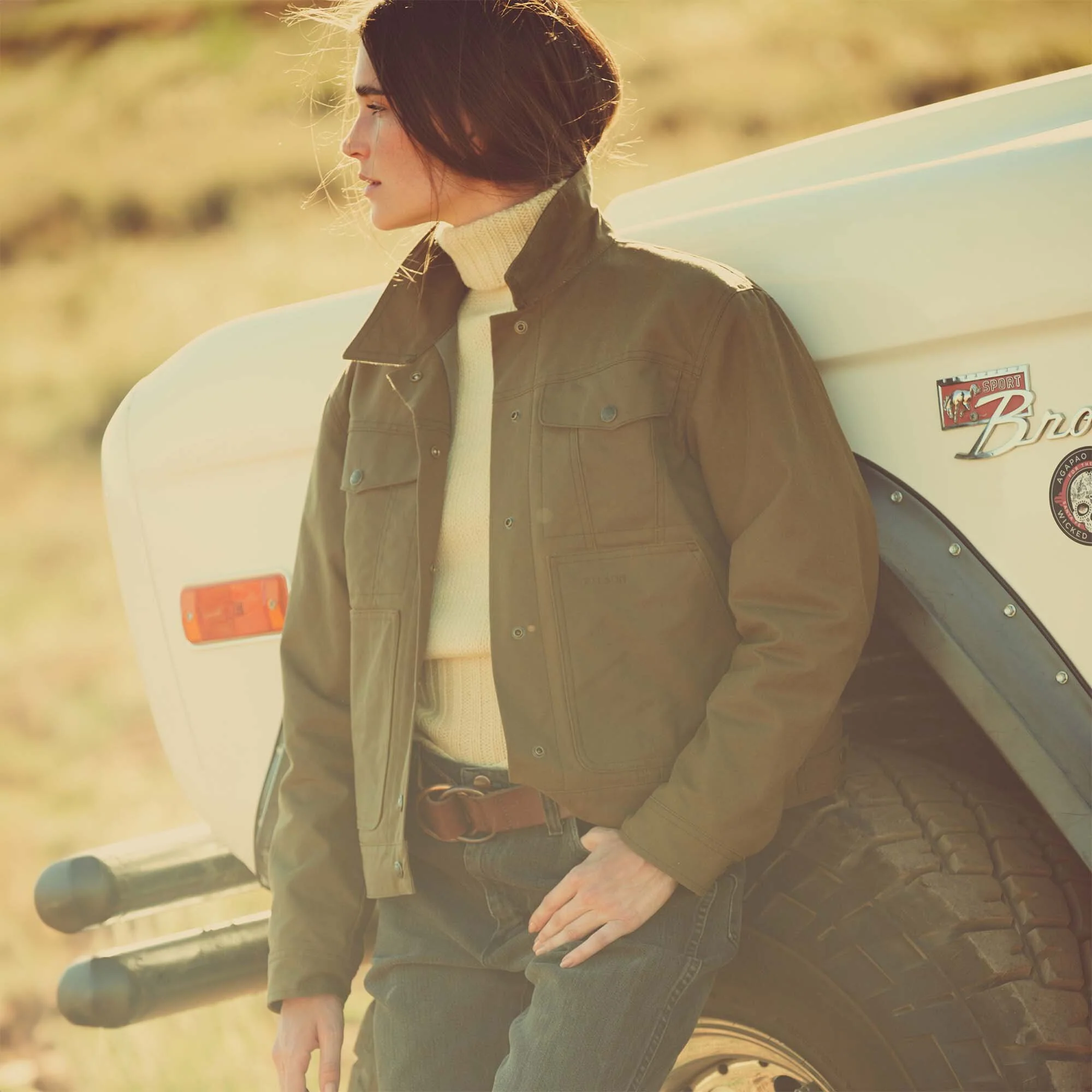 WOMEN'S SHORT LINED CRUISER JACKET - Image 7